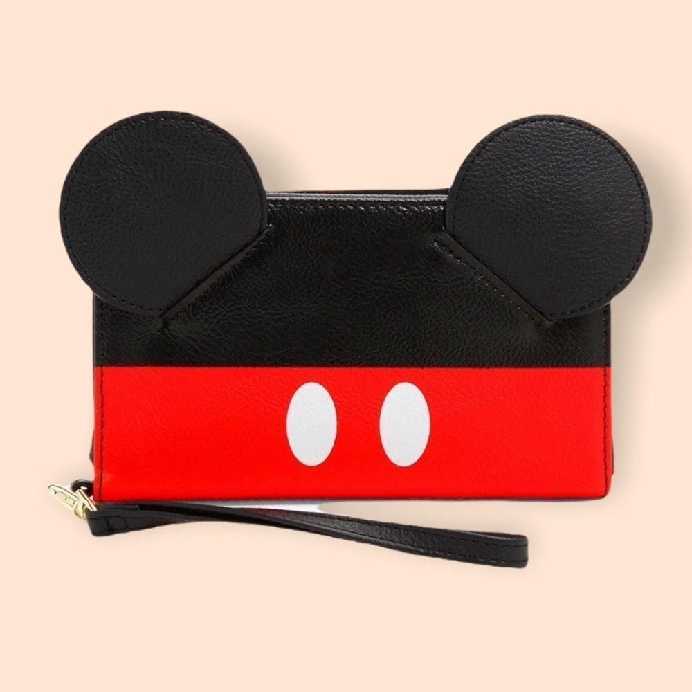 - 𝅺Loungefly Disney Mickey Mouse cosplay Tech wallet